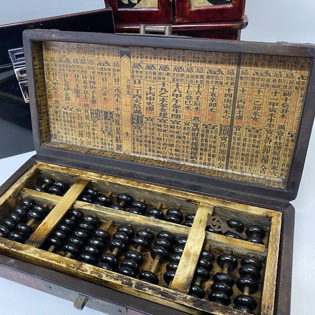 BOX SET, Asian Wooden Abacus